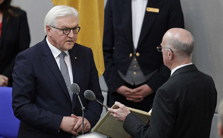 Tân Tổng thống Đức Frank Walter Steinmeier tuyên thệ nhậm chức.